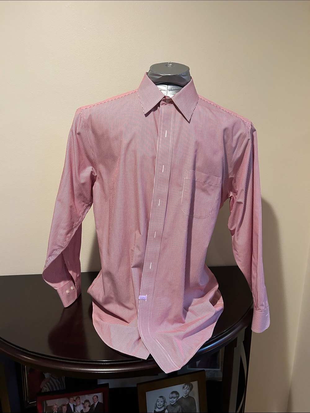Brooks Brothers Pink Stripe Dress Shirt